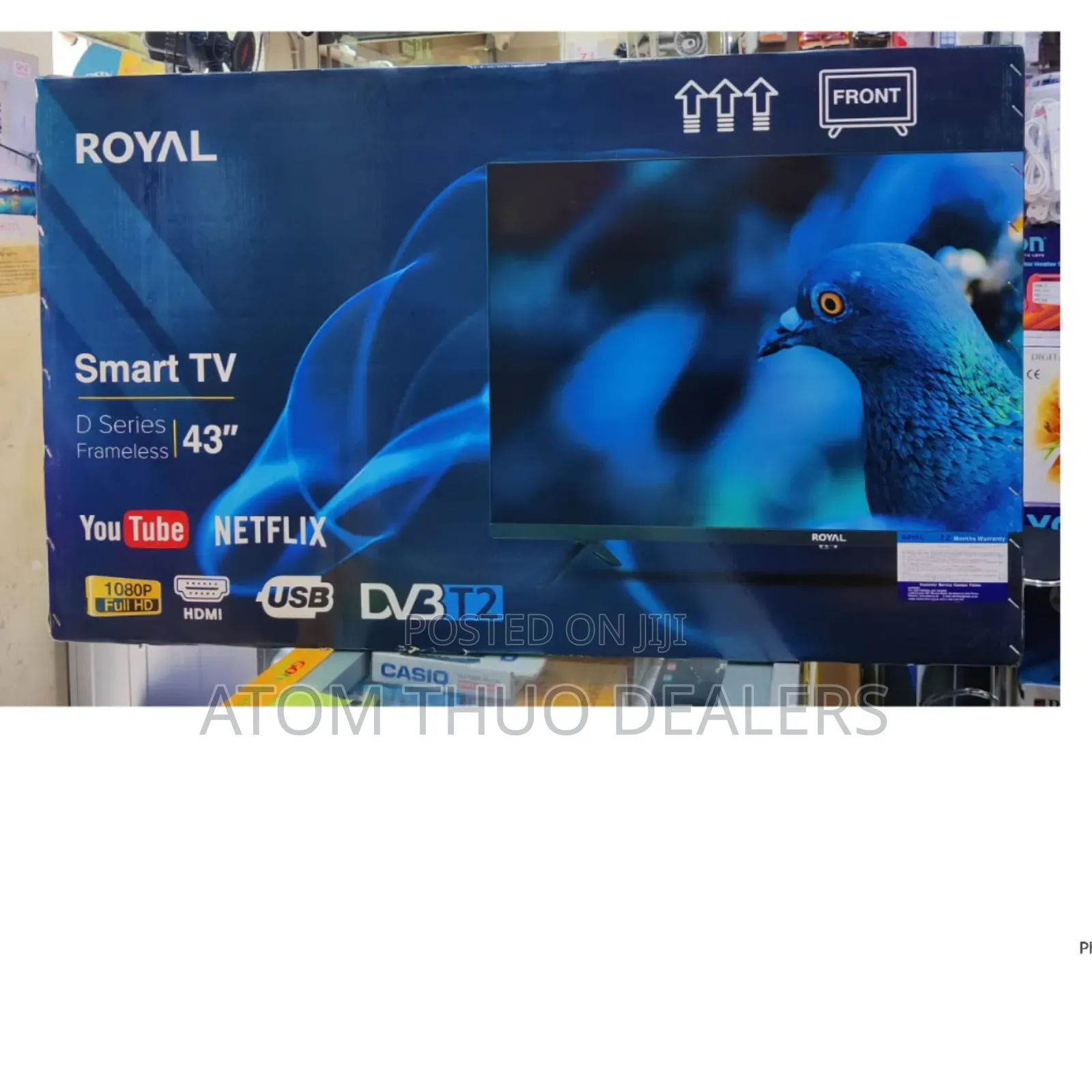 Royal 43" Smart Android TV With Bluetooth