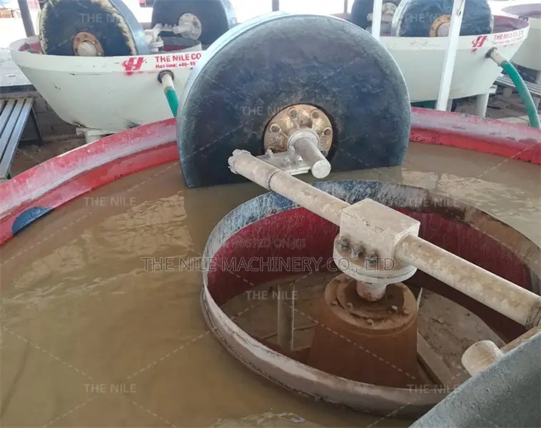 Wet Pan Mill Shaking Table Complete Gold Processing Plant