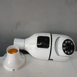 Color Night Vision Double Lens PTZ Bulb Wifi Camera – DPTZBW