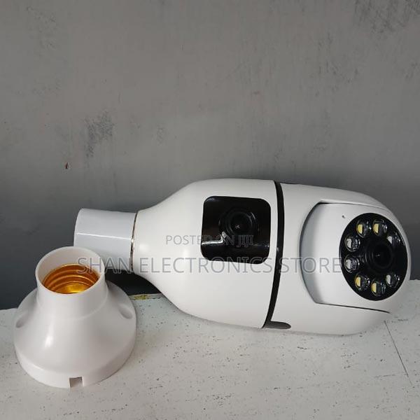 Color Night Vision Double Lens PTZ Bulb Wifi Camera – DPTZBW
