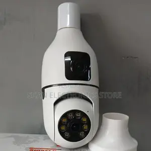 Bulb Wifi Wireless--Double Lens PTZ Bulb Wifi Camera