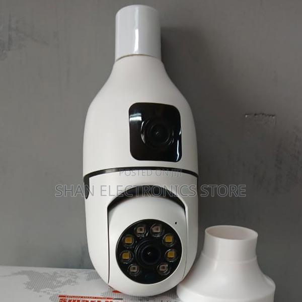 Bulb Wifi Wireless--Double Lens PTZ Bulb Wifi Camera