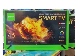 Synix 43 Inches Smart Android Flameless Tv