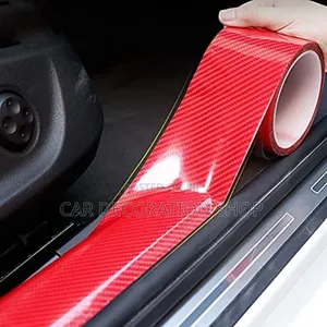 Red Carbon Fiber Tape Roll