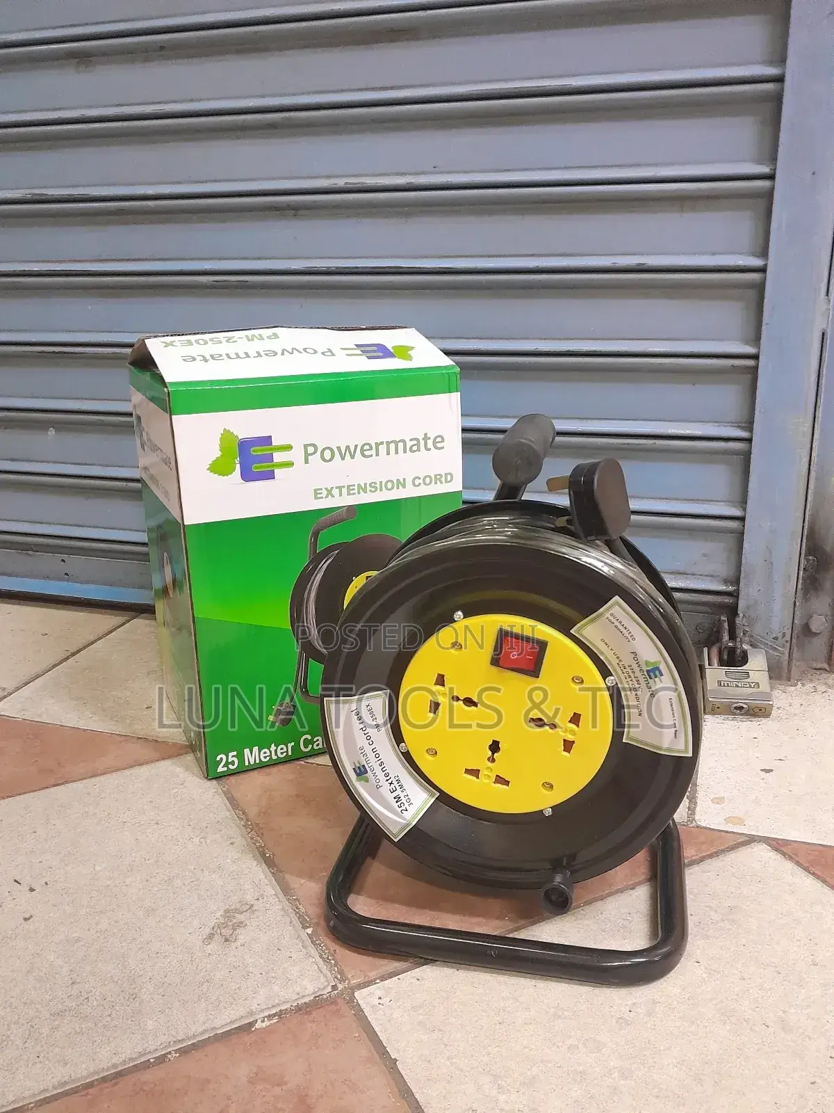 Original Powermate Extension Cable Reel 25m.