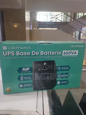 Ups Battery Backup Light Wave 650va