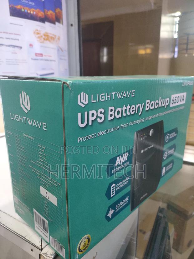 Ups Battery Backup Light Wave 650va - thumbnail 3