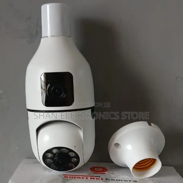 Ip PTZ Network Camera Affordable 1080p Wifi Dual Lens Bulb