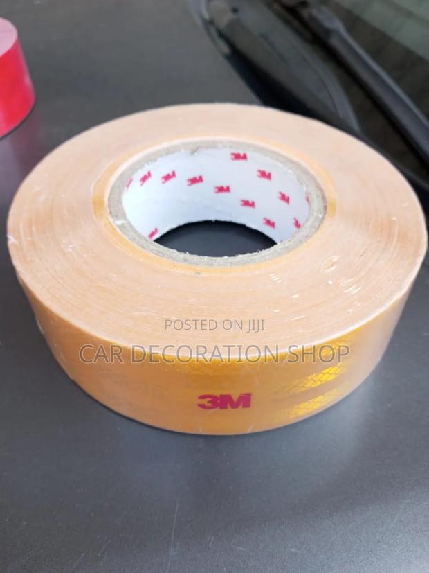 Yellow Plain 50m 3m Reflective Tape - main view