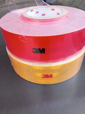 Red Or Yellow Reflective Tape For Warning