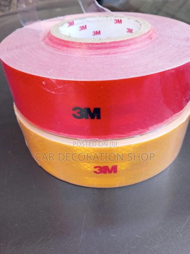 Red Or Yellow Reflective Tape For Warning