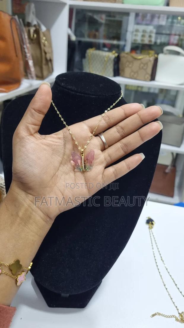 Cute Butterfly Necklace - main view