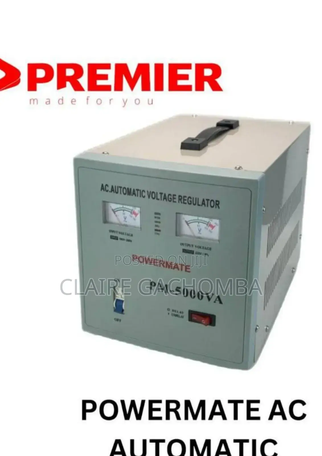 Powermate AC Automatic Voltage Regulator 5.0KVA PM5000VA