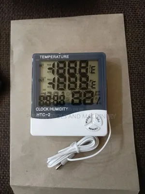 Htc_2 Temperature and Humidity Meter Clock