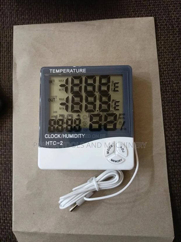 Htc_2 Temperature and Humidity Meter Clock