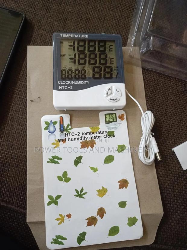 HTC- 2 Temperature and Humidity Meter Clock