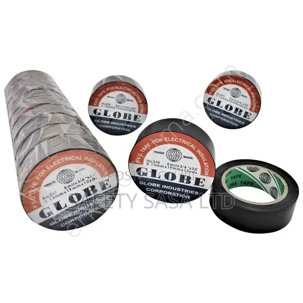 Globe Black PVC Electrical Tape