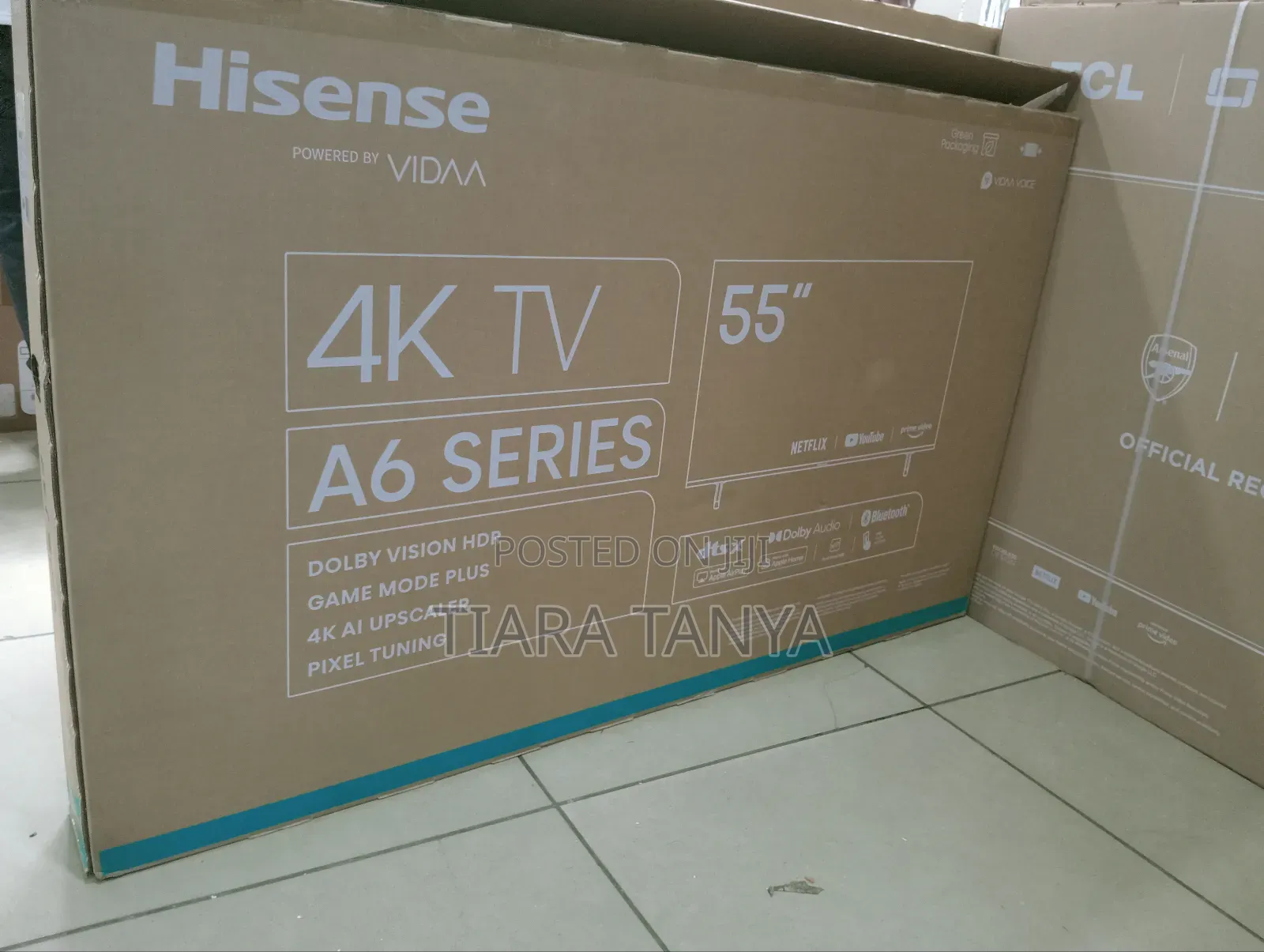 55" Hisense Smart 55a62ks