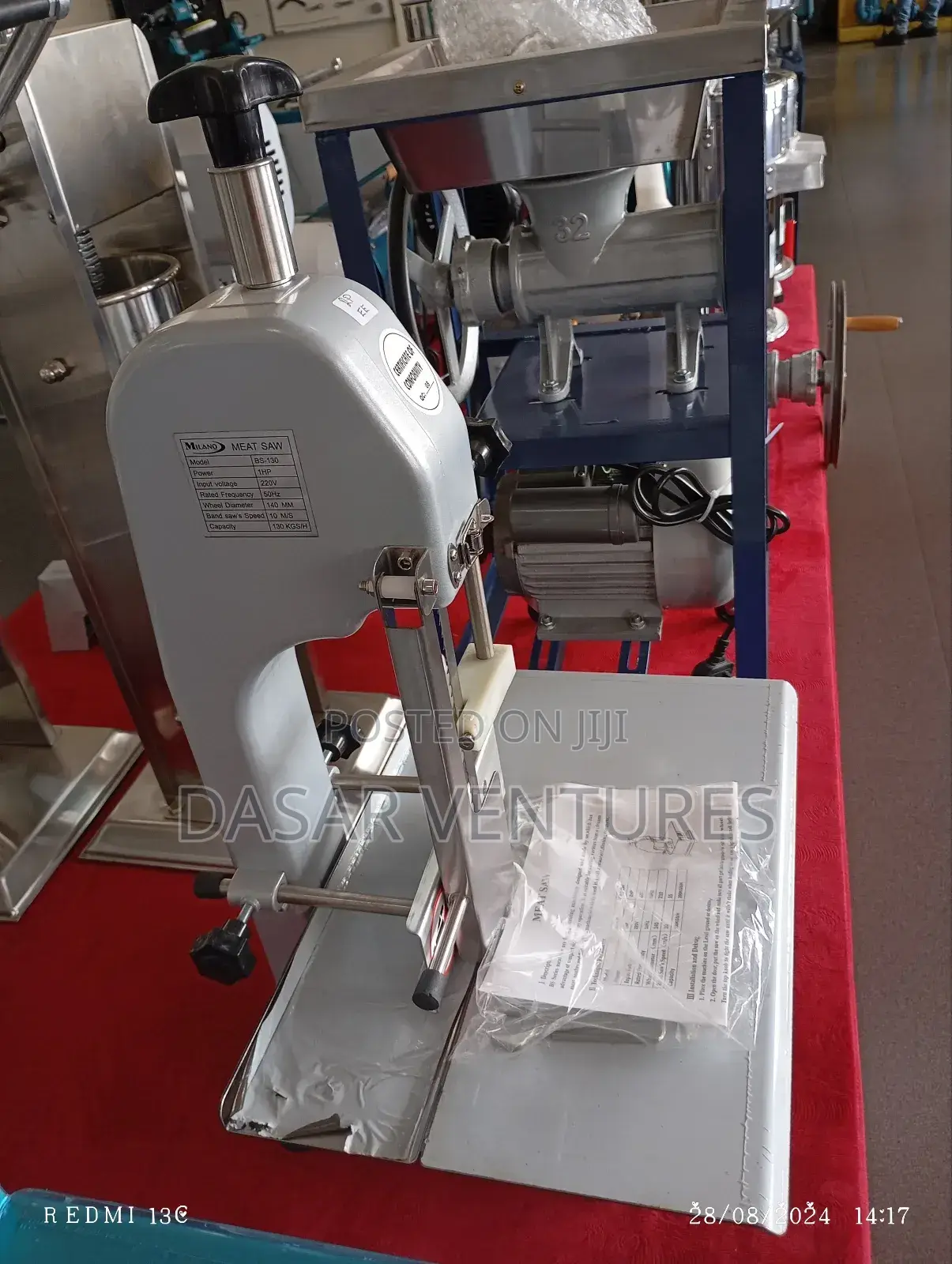 Electric Meat Saw 130kg/Hr