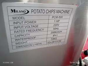Potato Chips Machine 200kg/Hr - PCM-500