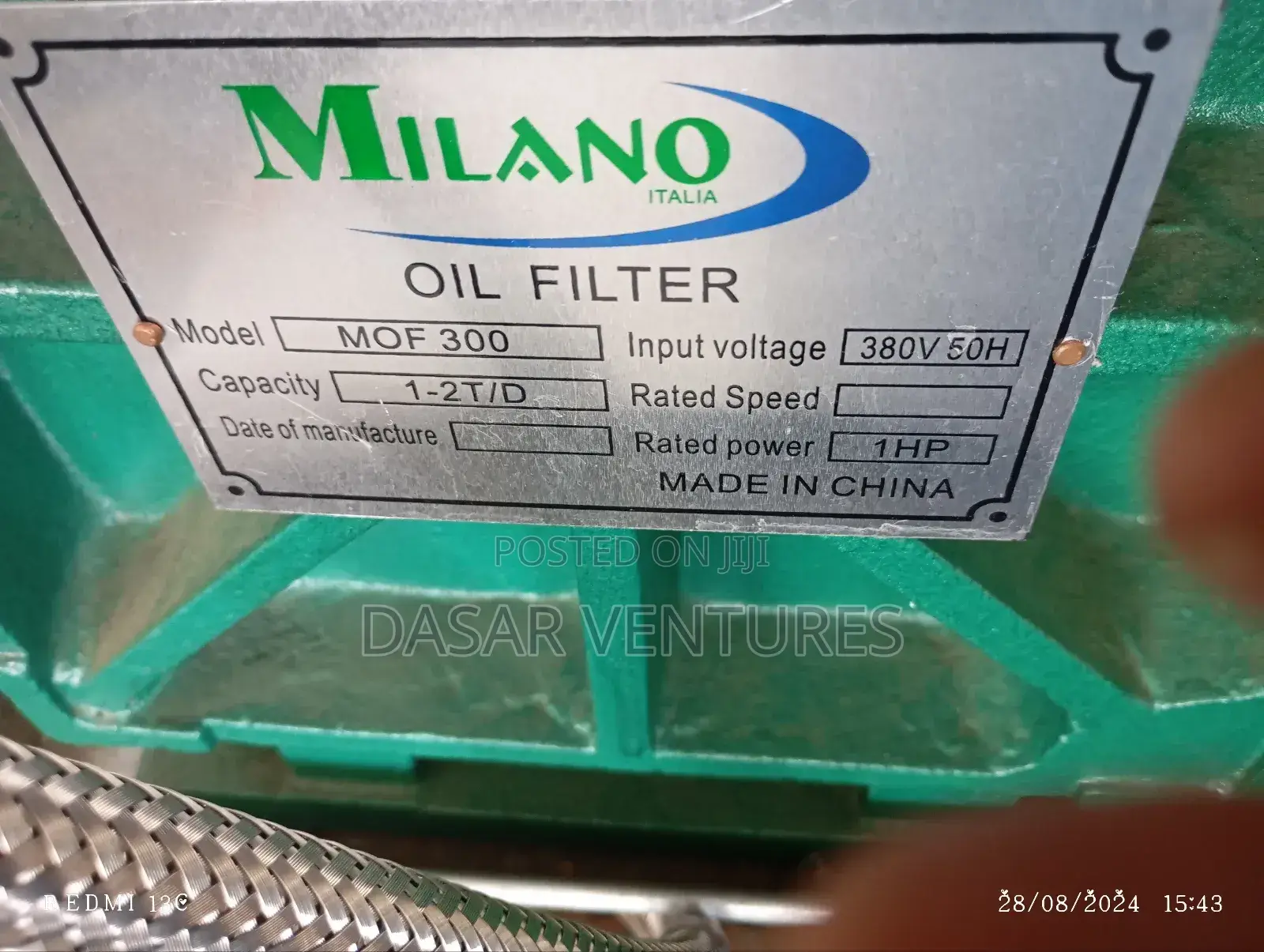 Oil Filter Machine - Mof 300