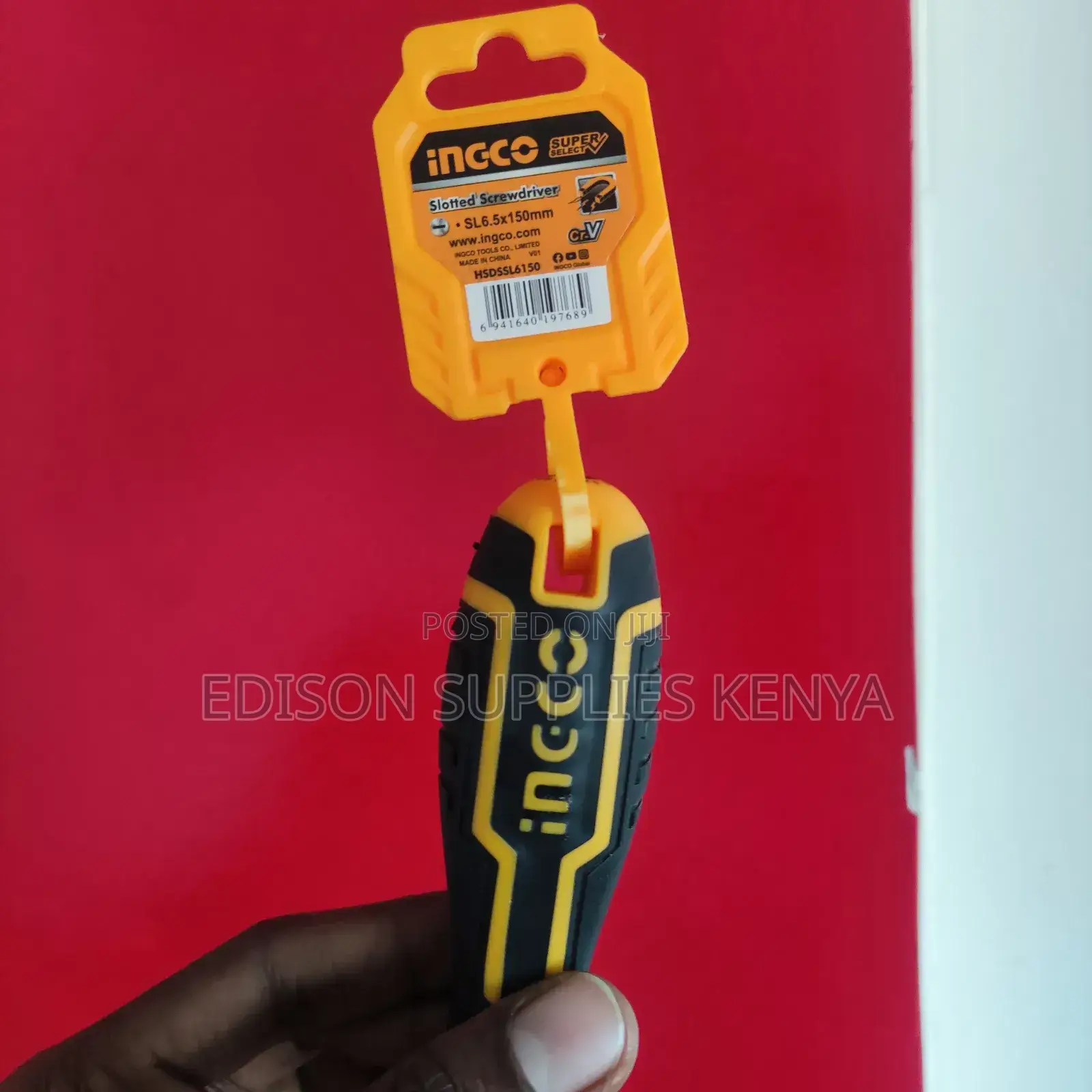 6mm Flat Screwdriver INGCO Slotted Screwdriver Heavy Duty