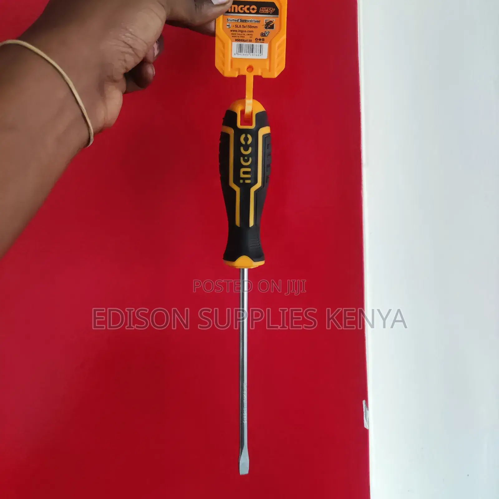 6mm Flat Screwdriver INGCO Slotted Screwdriver Heavy Duty