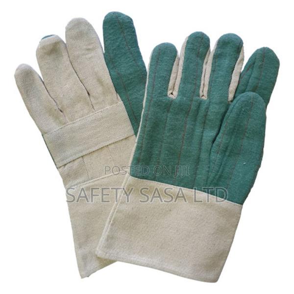 Heavy Duty Leather Gloves Size 10 - main view