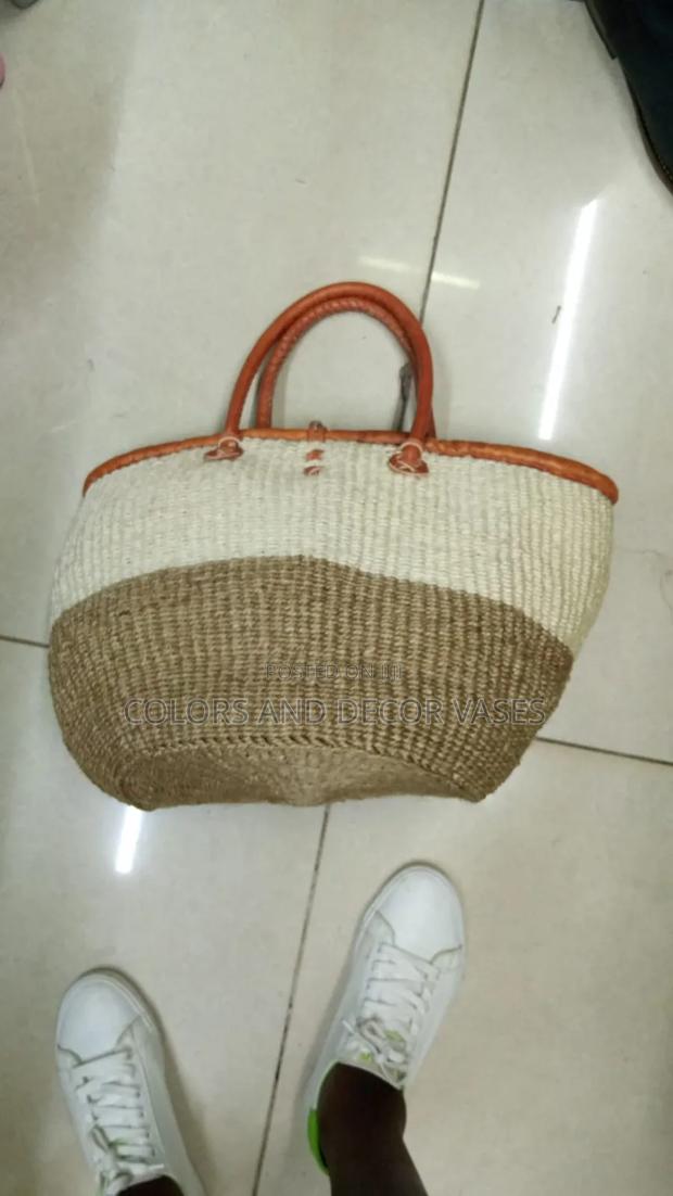 Brown White With Handles Size 12 - main view