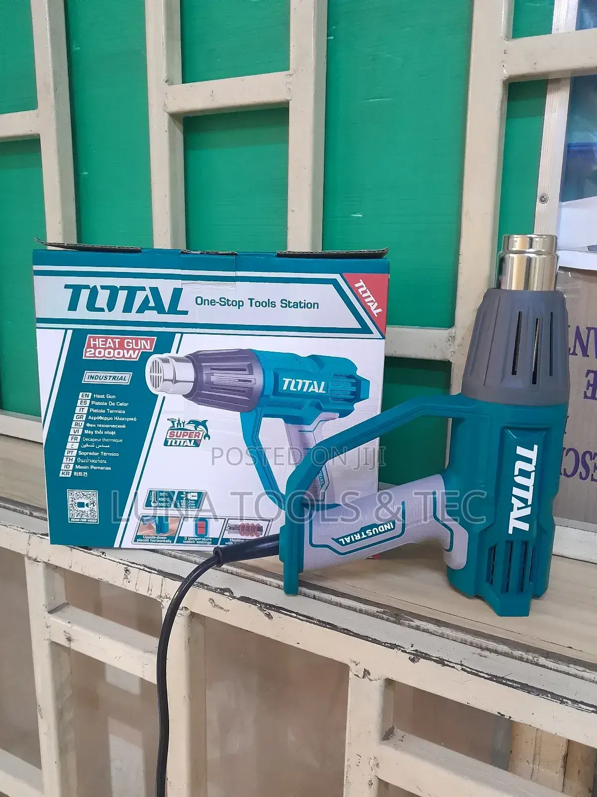 Over Heat Protection Total Heat Gun,2000w Plus Accessories