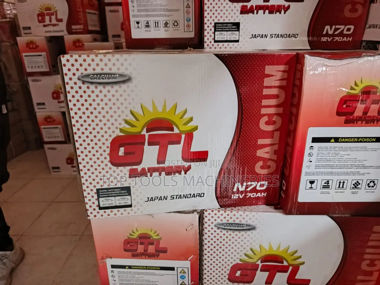 GTL Original Battery N70 Japan Standard