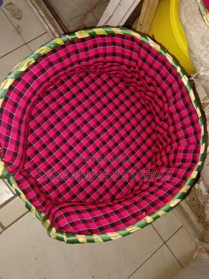 Maasai Pet Bed Kitten Puppy Baskets for Cats Made in Kenya