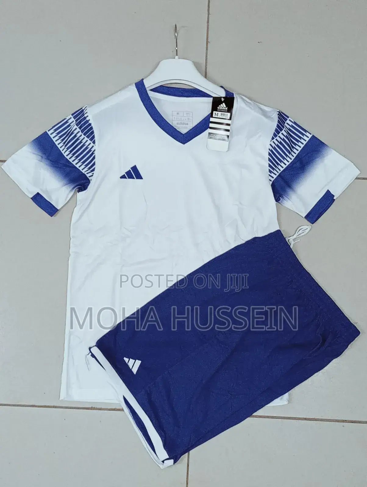 White Football Adidas Uniforms