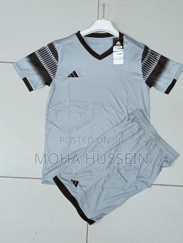 Adidas Grey Football Uniforms