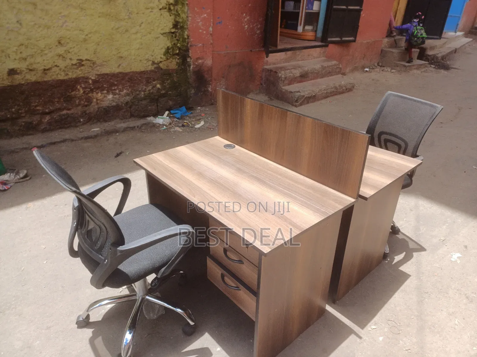 Office Chair and Work Station Set