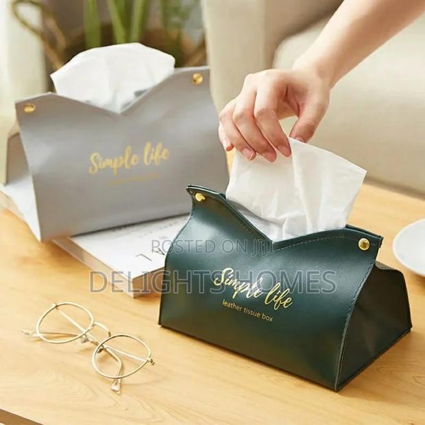 LEATHER Tissue-Box-Alp - main view