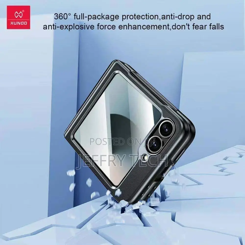 Xundd Roc Series Leather Shockproof Case Samsung Z Flip 6