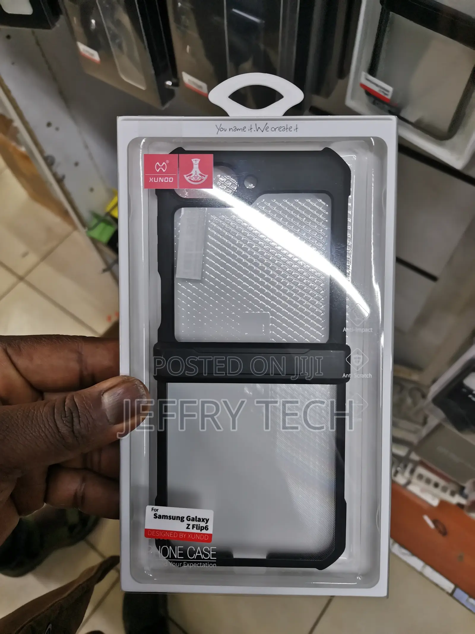 Xundd Case for Samsung Galaxy Flip 6 Airbag Shockproof Shell