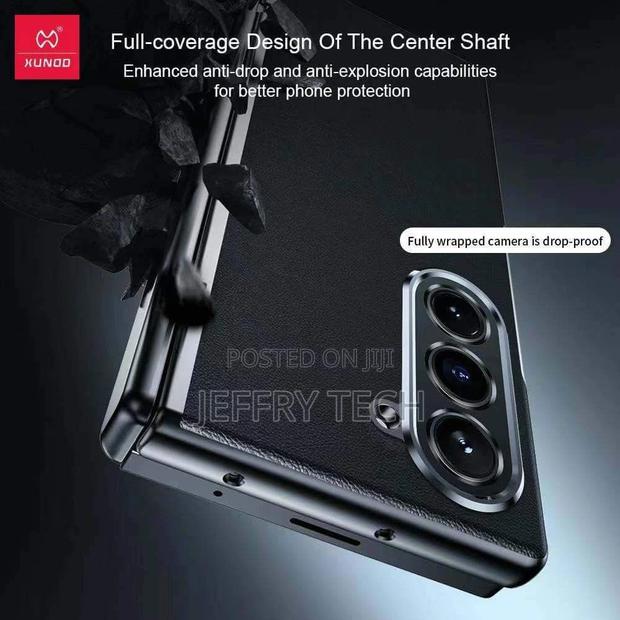 Xundd Roc Series Leather Shockproof Case 4 Samsung Z Fold 4 - thumbnail 6