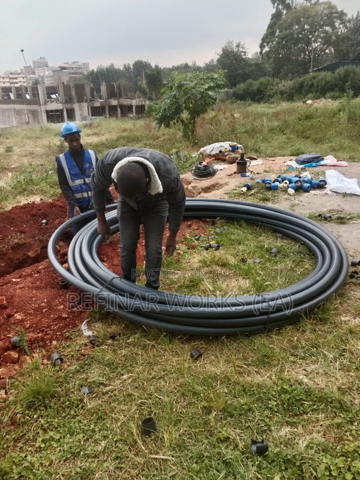Water Tower Construction - Solar Pumping Borehole Services