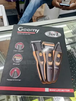 Geemy 3 in 1 Rechargeable Hair Shaving Machine