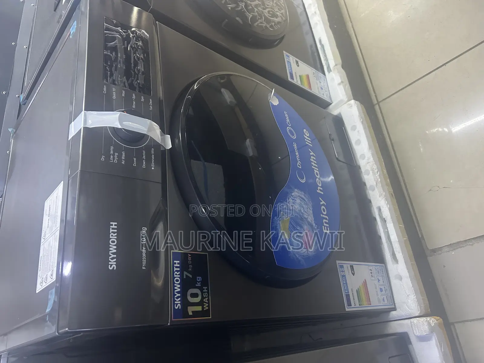 Skyworth Wash Dry 10kg/7kg Front Load Washing Machine