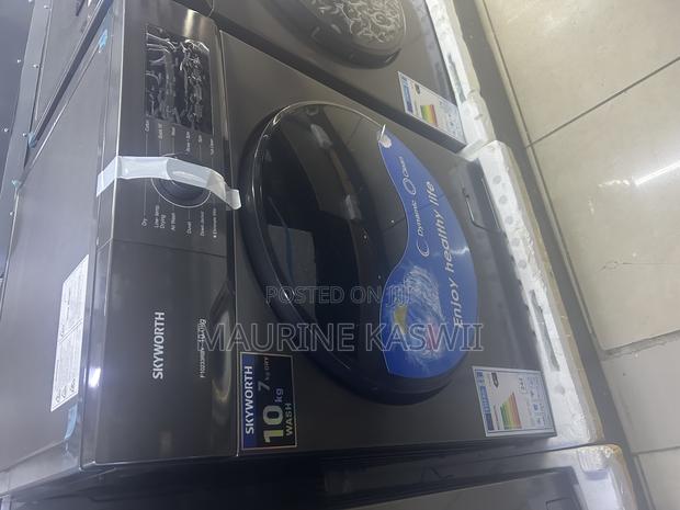 Skyworth Wash Dry 10kg/7kg Front Load Washing Machine - thumbnail 2