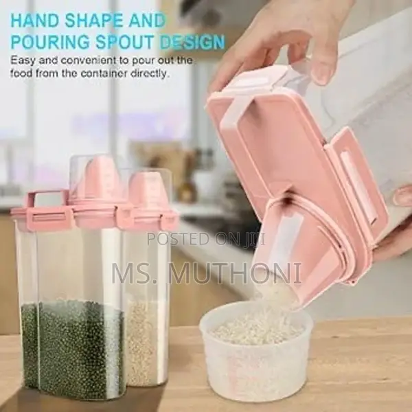 *2.5L Clear Cereal Storage Containers
