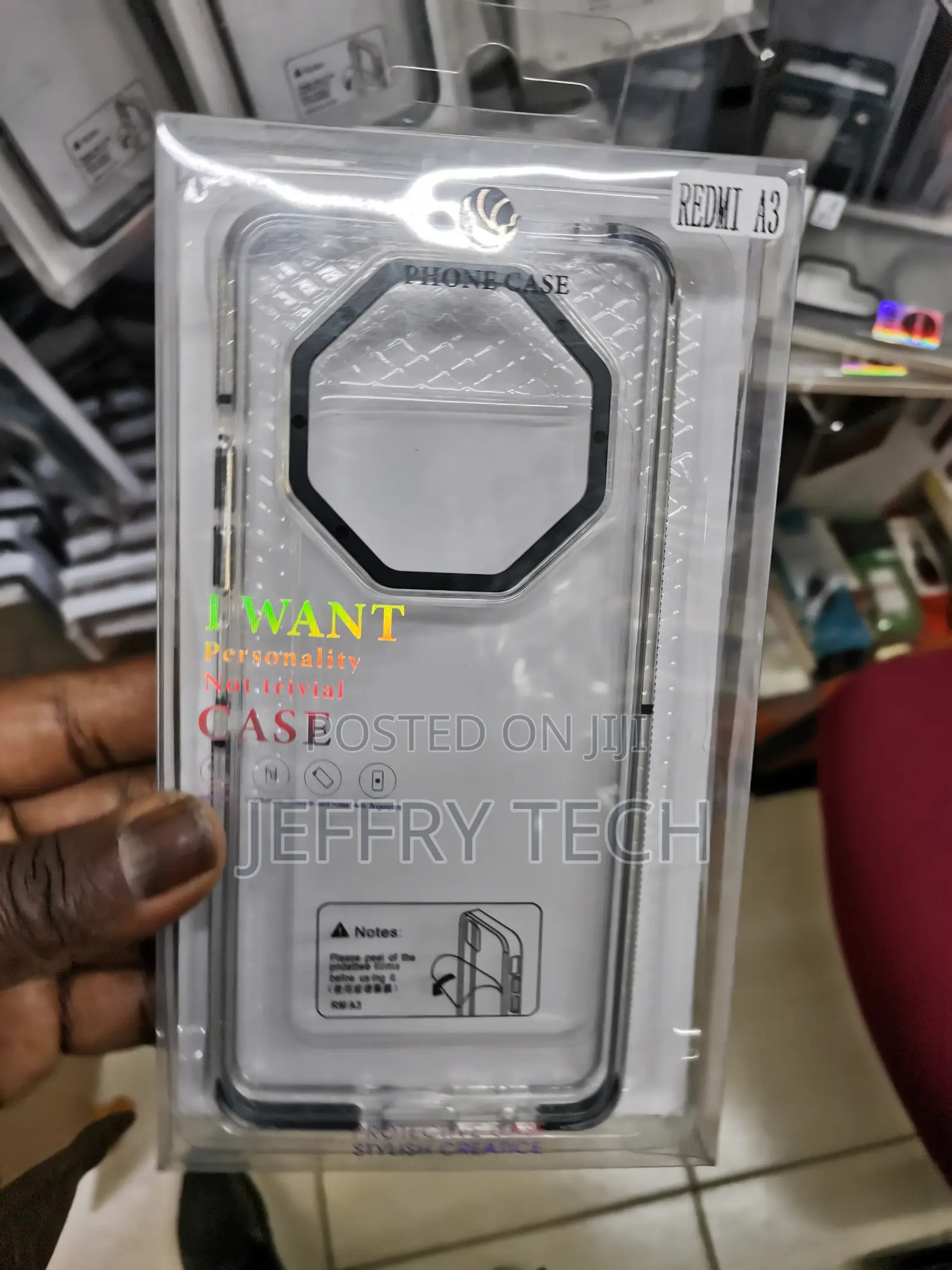 XINYEXIN Transparent Case for Xiaomi Redmi A3, Crystal Clear