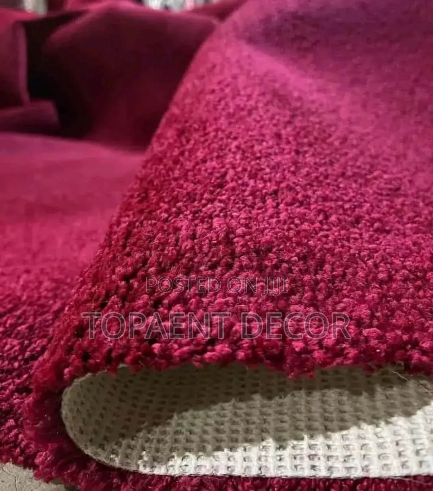 Maroon USA 8mm Wall to Wall Carpets