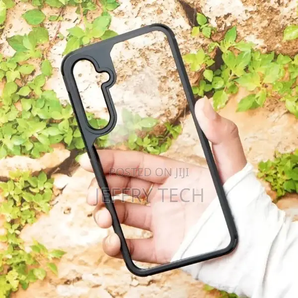 Transparent Case With Black Border – Samsung S23FE