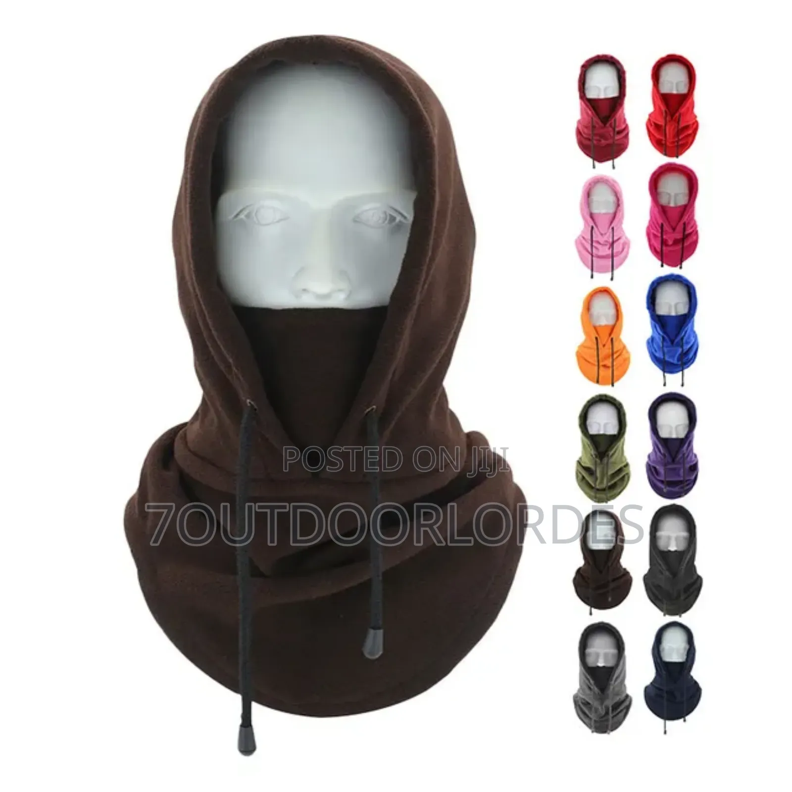 Hooded Face Mask Neck Warmer