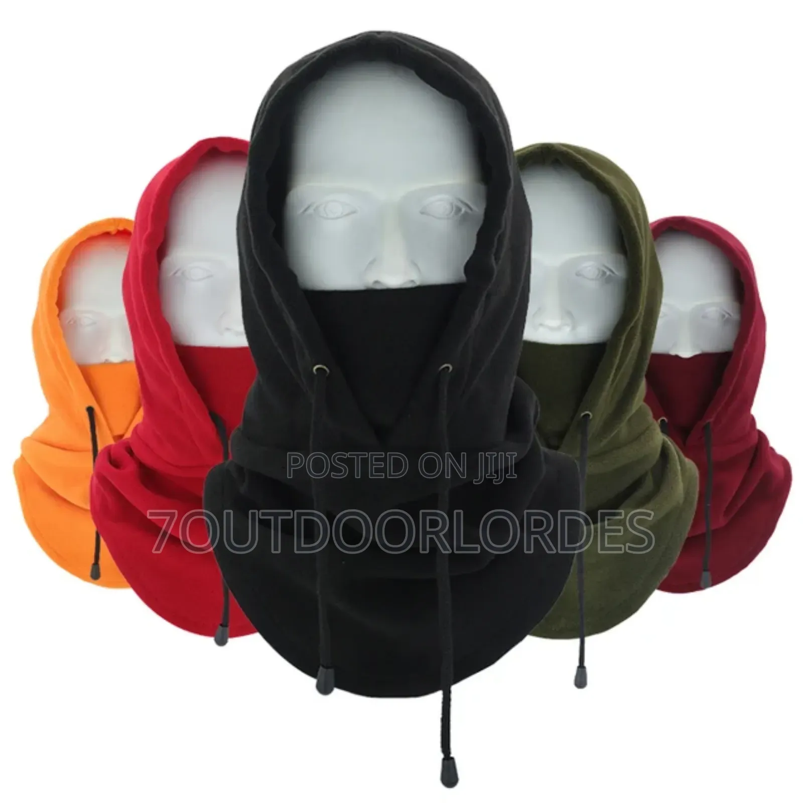 Hooded Face Mask Neck Warmer
