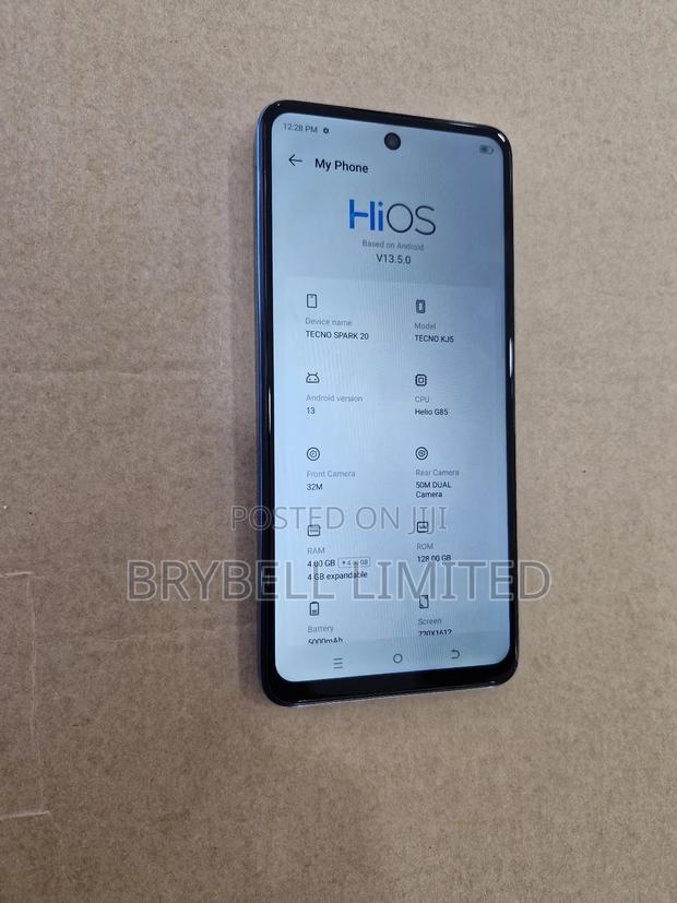 Tecno Spark 20 128 GB Blue - thumbnail 4